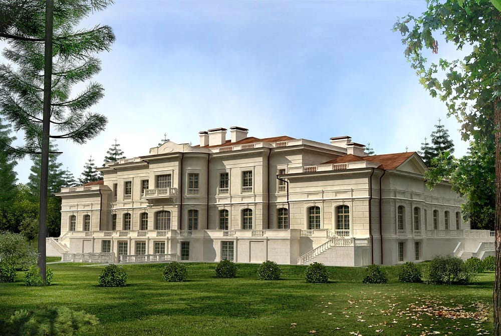 Классический дом 1500 м²
