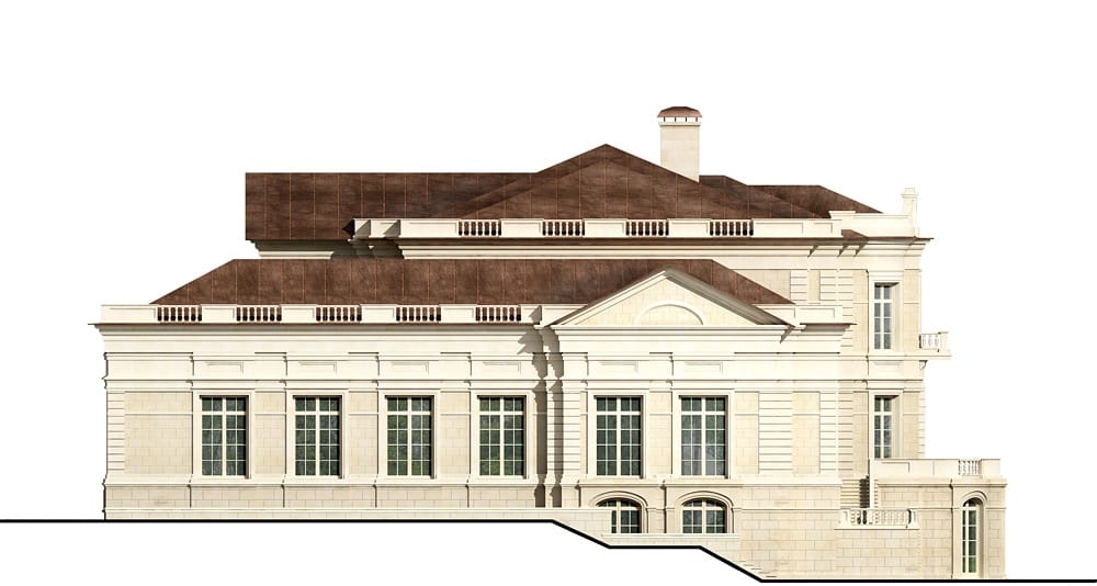 Классический дом 1500 м²