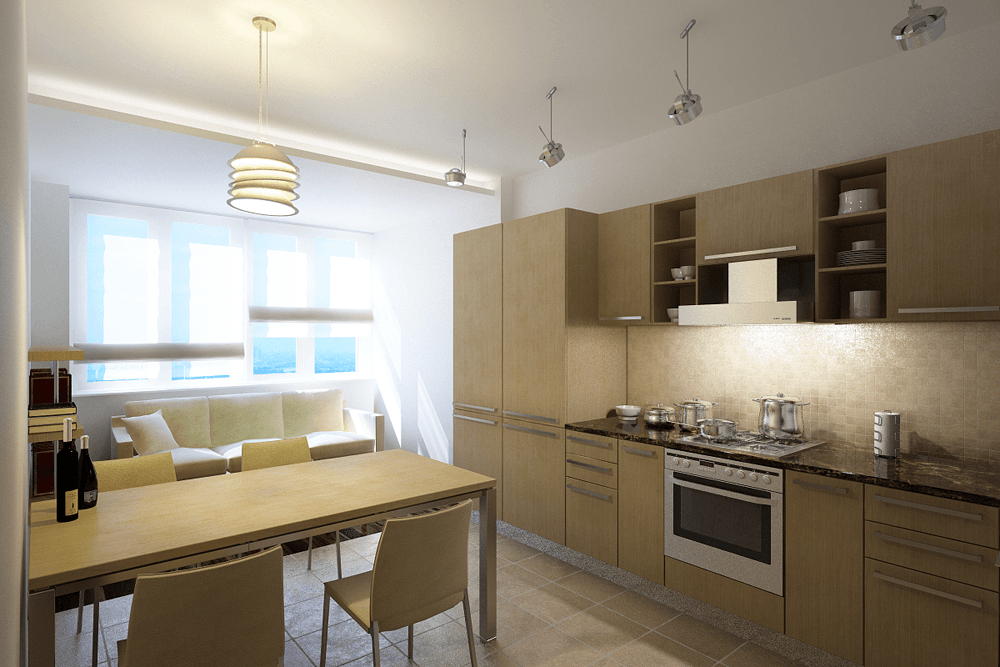 Современная квартира 50 м²