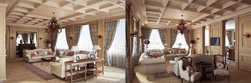 Проект Виктории Морозовой, выполнено для Elizabeth Interiors