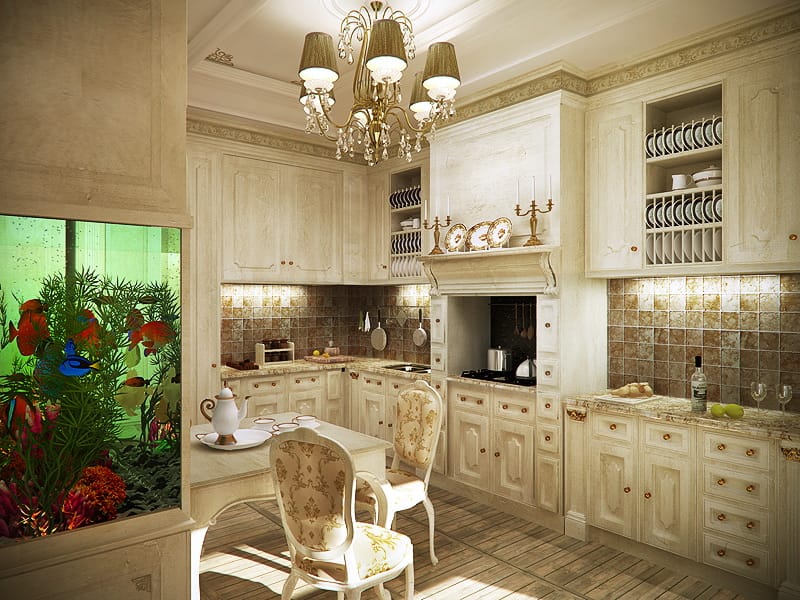 Квартира 120 м² в классике с элементами востока