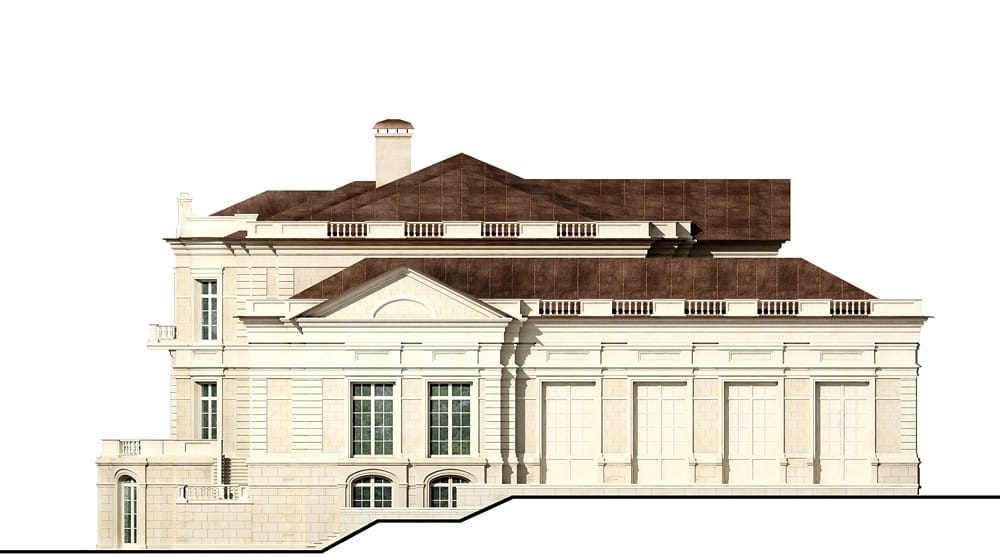 Классический дом 1500 м²
