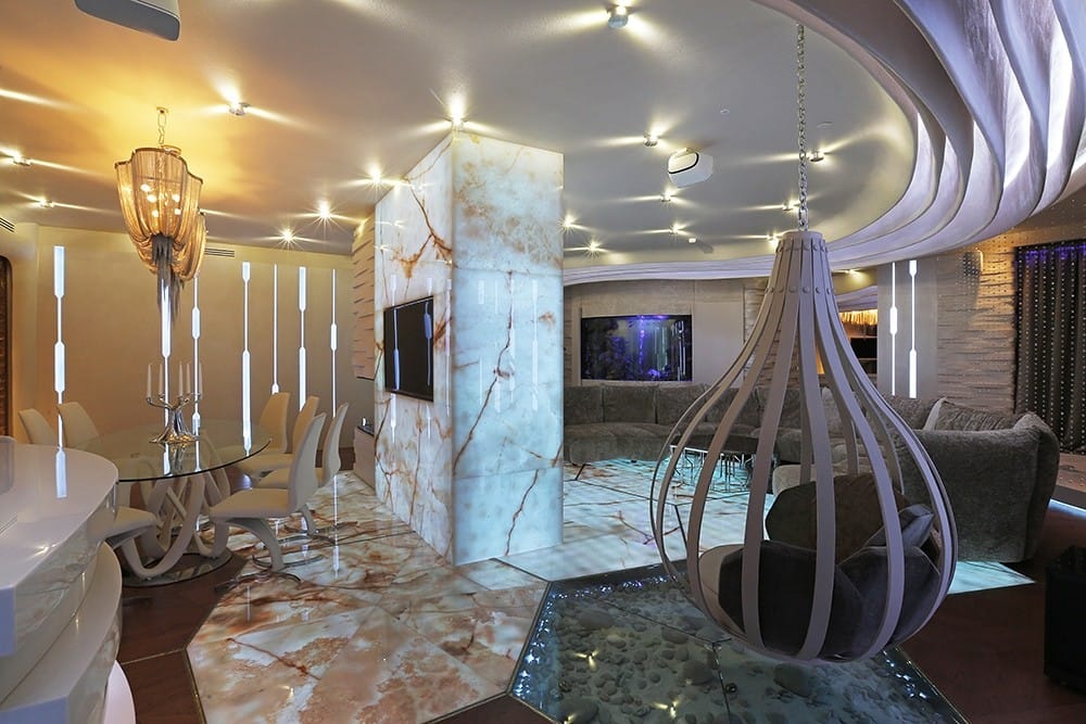 Столовая, барная зона, ЖК Алые паруса