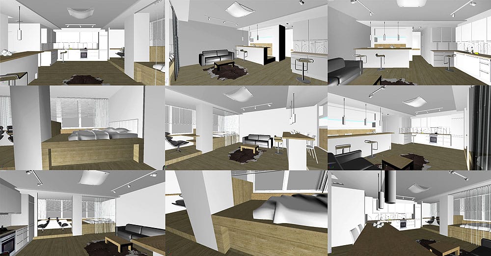 Однокомнатная квартира-студия 56 м²