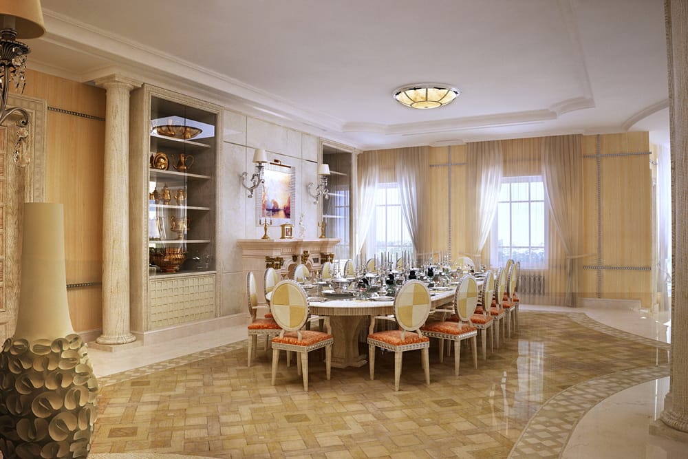 Столовая, левое крыло, Николино