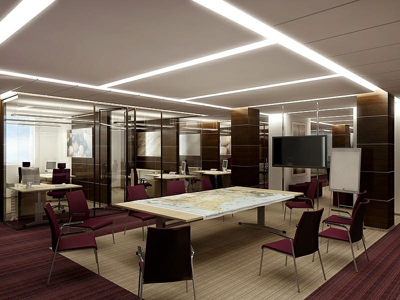 Open space, бордовый вариант обивки